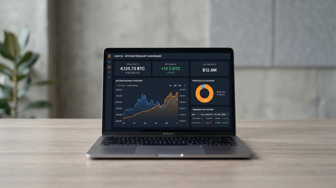 How to Set Up Automated Bitcoin Treasury with Castle for Your Small Business