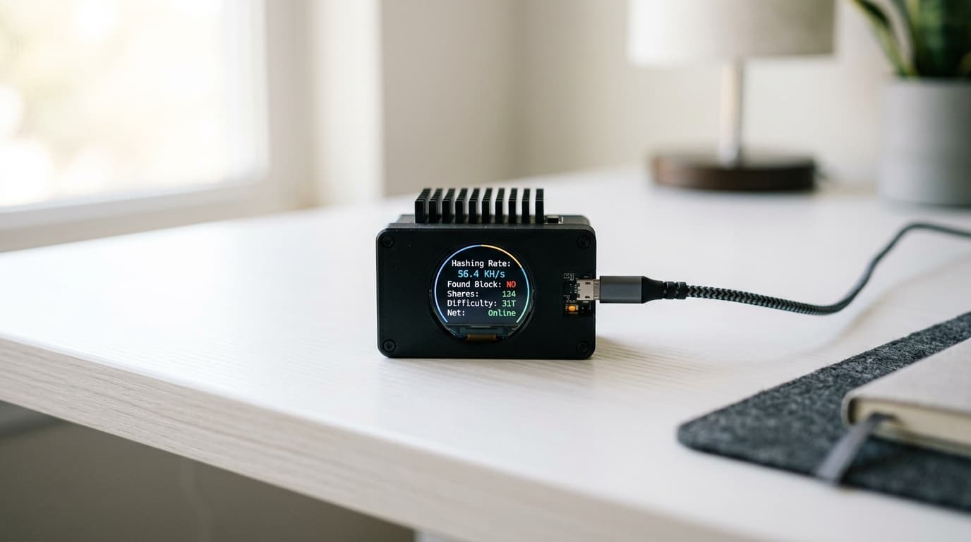 How to Start Bitcoin Mining at Home with the Altair Tech NerdMiner V2