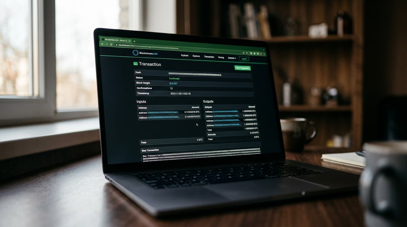 How to Verify a Bitcoin Transaction Using Blockstream.info Without Trusting Anyone Else